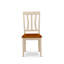 L'ensemble 5 pièces de table et chaises de cuisine comprend une table de salle à manger ronde avec Dropleaf et 4 chaises en bois massif, babeurre 42 po x 42 po-823365964-823372839-823366000