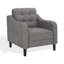 Fauteuil capitonné large Heuton 32,4 po-1482356969