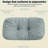 Blue Lumbar Pillow 1PC-119336272