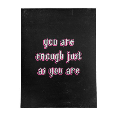 Quotes Chenille Indoor Rug