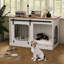 Furniture Style Crate with 3 Doors-193890281