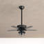 Ventilateur de plafond standard à 5 pales de 52 po avec lumières Bennett-1804140344
