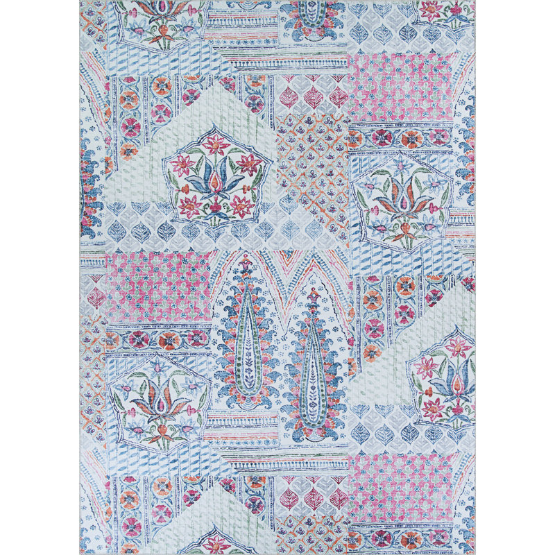 Tapis chèvrefeuille area Seydou, Rectangle 5 pi x 8 pi