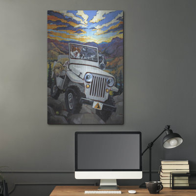 Watch For Falling Rocks' by CR Townsend, Metal Wall Art