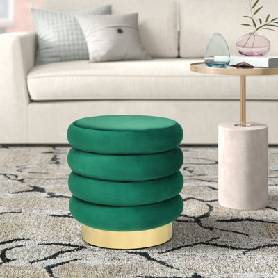 Daronta Velvet Ottoman