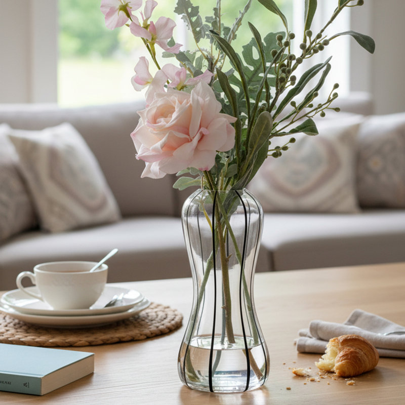 Linea Handmade Glass Table Vase