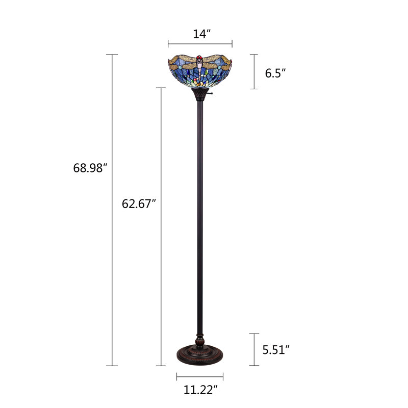 Lampe sur pied 69 po Wombwell