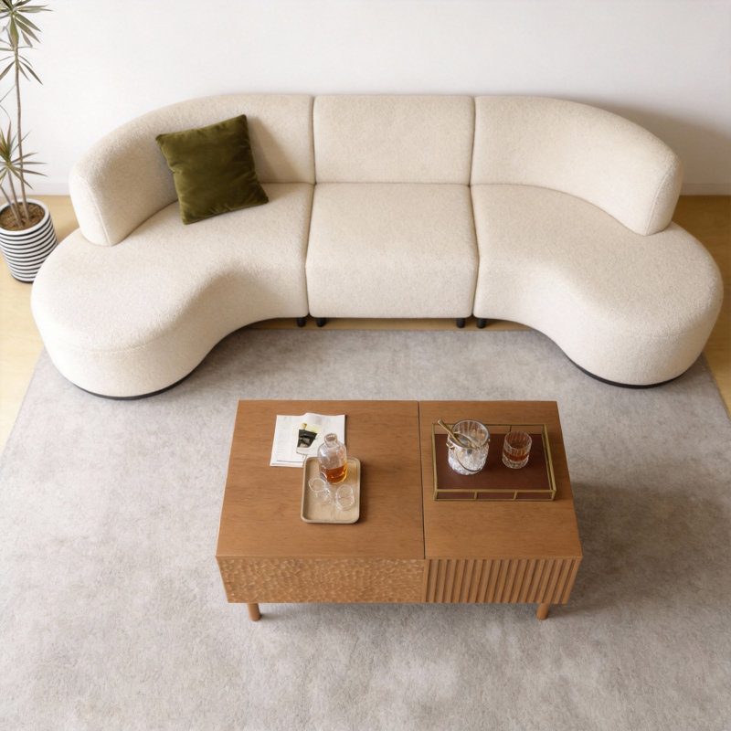 Lift Top Coffee Table with Storage