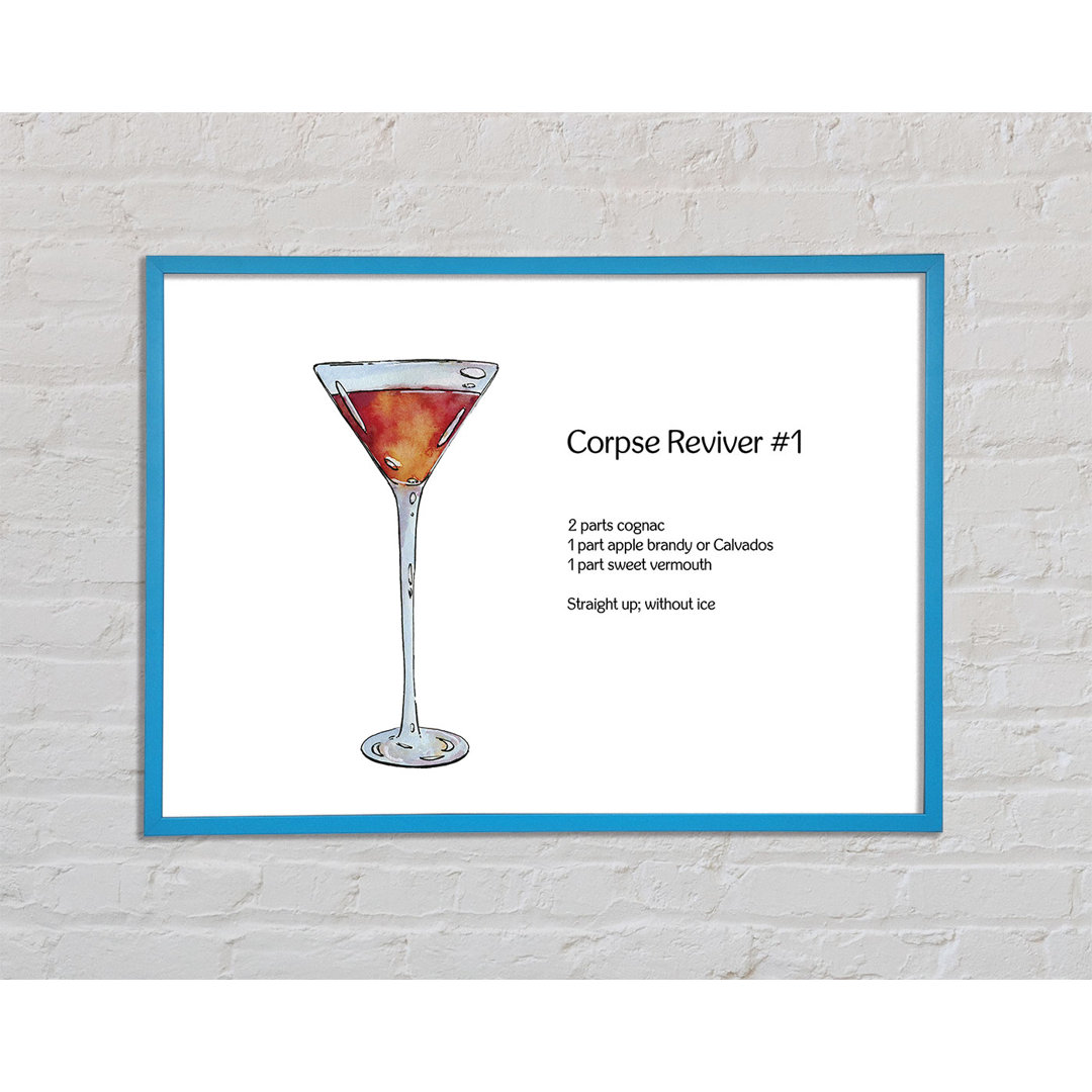 Corpse Reviver Cocktail - Einzelner Bilderrahmen Kunstdrucke