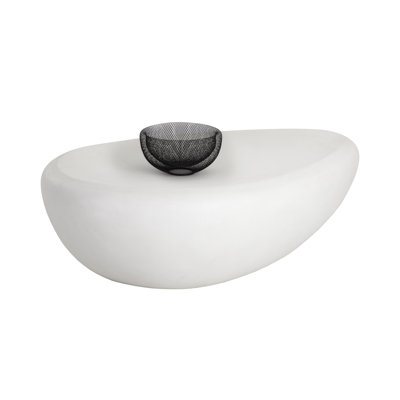 Table basse Mikaiah - Blanc
