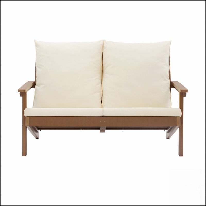 Canapé d'extérieur pour causeuse de patio, résistant aux intempéries et durable pour le confort de votre jardin toute l'année