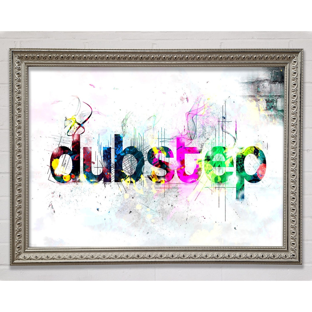 Dubstep Farbig - Einzelne Bilderrahmen Kunstdrucke