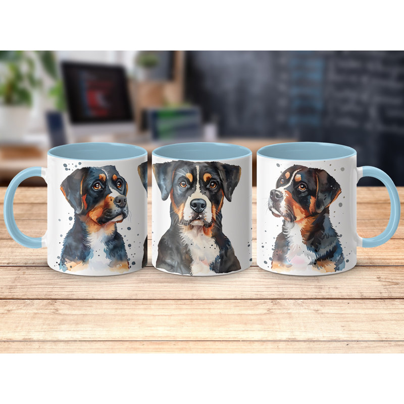 Mug, 3, Light Blue