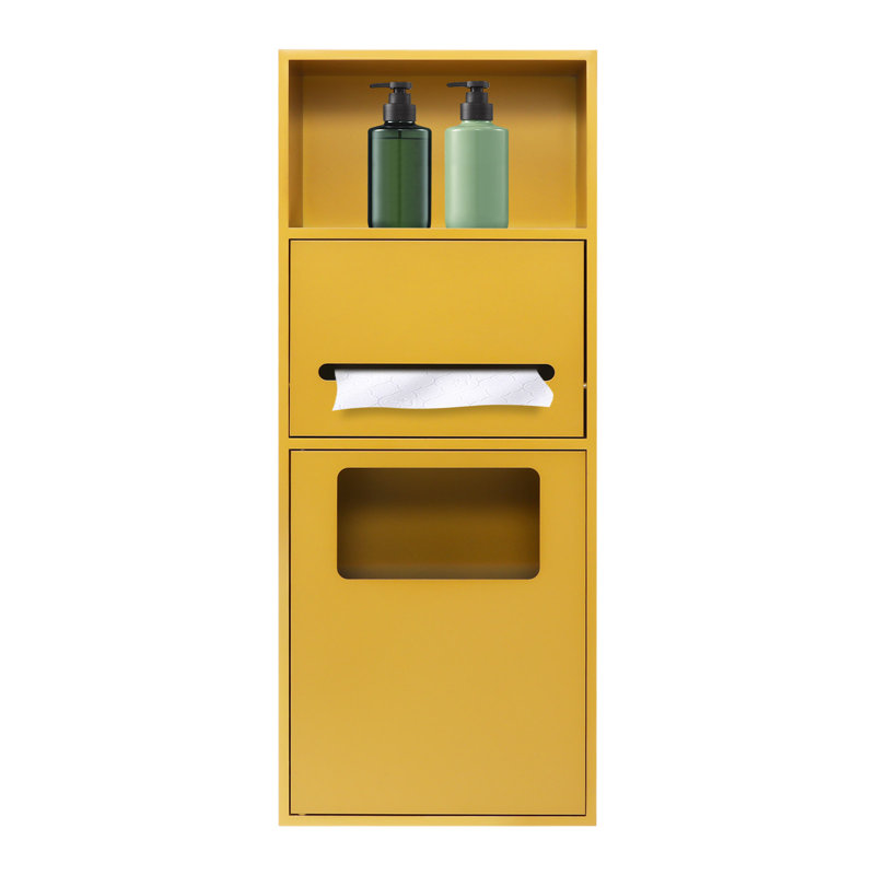 Poubelle de douche, poubelle encastrée, armoire de rangement pour toilette, Doré