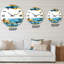Laminaria Branch and Leaves Wall Clock-60187825