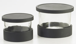 16Oz Mix Jar Set W/Notch Lid
