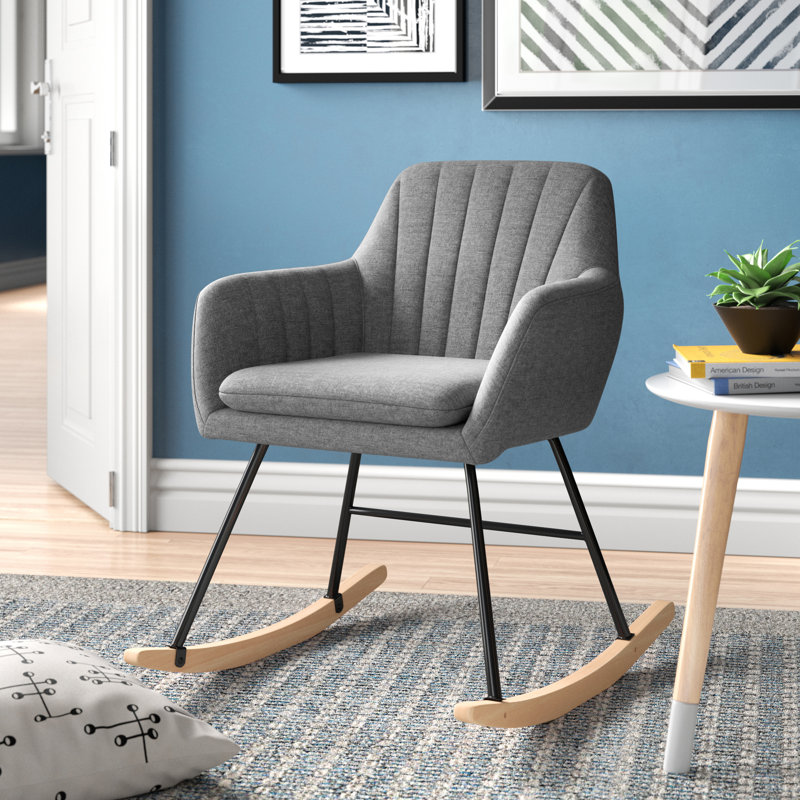 Mullinax Rocking Chair, Dark Grey