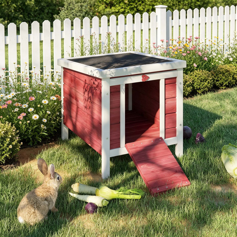 Petite niche pour chien en bois