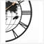 Grande horloge murale en métal, horloge murale carte du monde moderne silencieuse avec pointeurs, décorative pour le salon, le vestibule, la salle à manger, la chambre à coucher