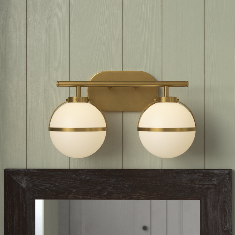 Adneta 2 - Light Dimmable Vanity Light, Heritage Brass