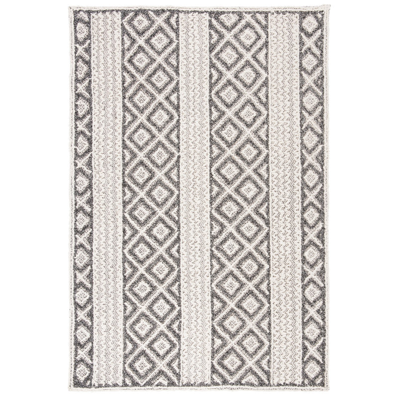 Conner Hand Tufted Performance Geometric Rug, Rectangle 8' x 10'