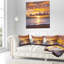 Seascape couches de nuages au coussin coucher de soleil-123282087
