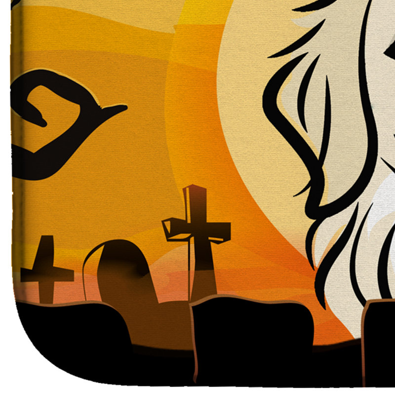 Tapis de séchage halloween retriever