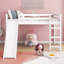 Lit mezzanine avec design multifonctionnel coulissant ANCIEN SKU: WFAAK