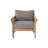 Monterey Teak Outdoor Seating Group with Cushions-94431151-124928168