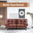 Janja 70.5'' Faux Leather Convertible Sofa