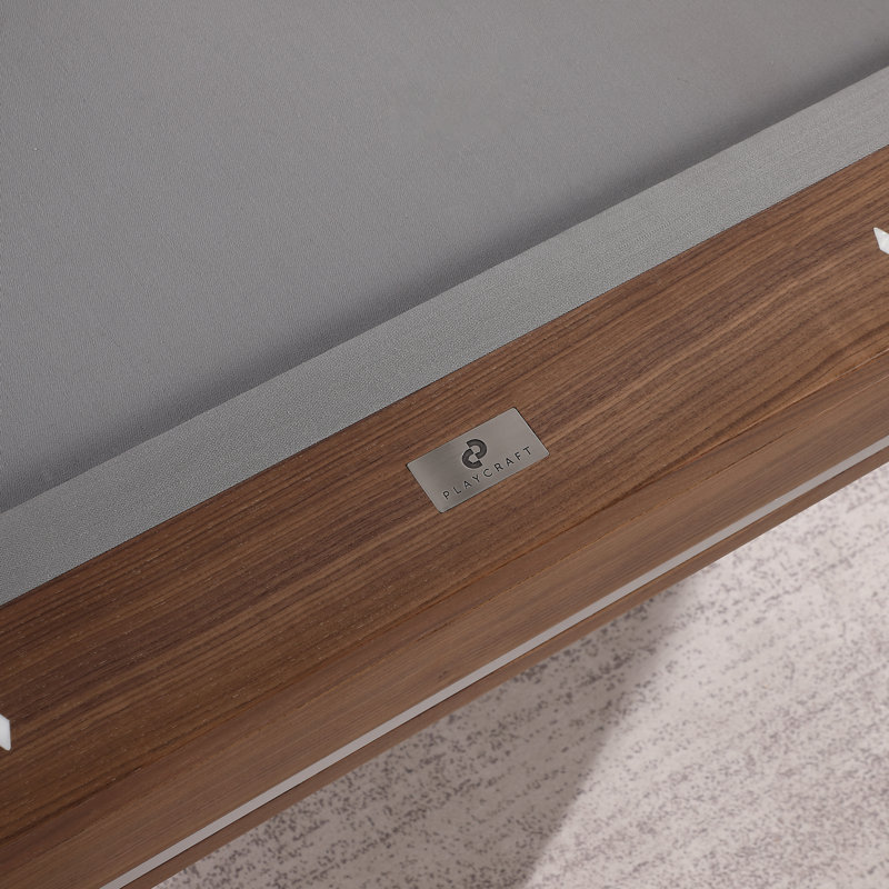 Playcraft Astral 8' Slate Pool Table with Professional Installation Included, Burgundy, No