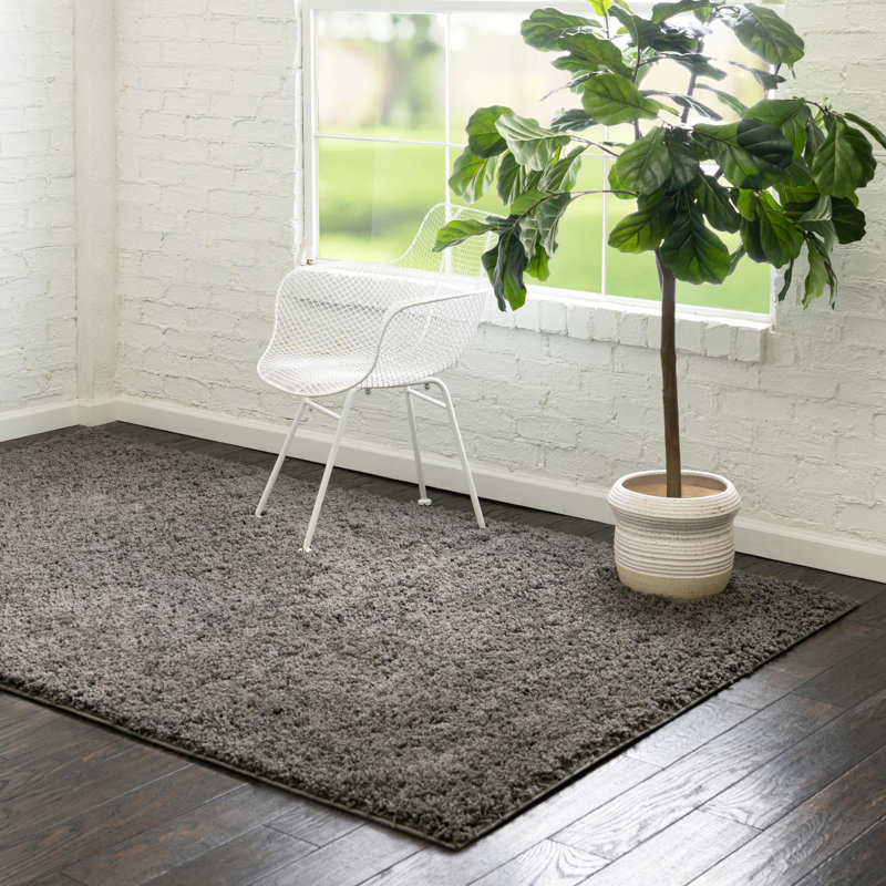 Tapis gris foncé , Rectangle 6 pi x 9 pi
