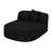 Modern Chaise Lounge Sofa Boneless  With Two Supportive Pillows-116304513