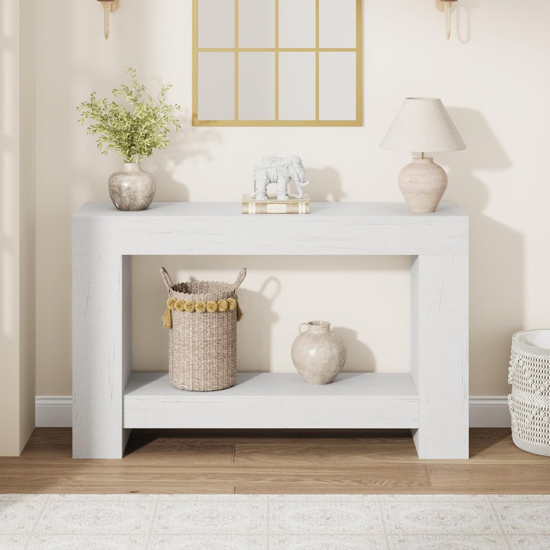 Console Table, 80cm H x 120cm W x 30cm D, White