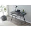 Glass Top Metal Base Writing Desk