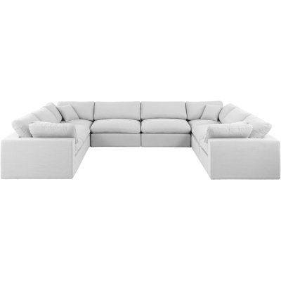 Hippler Upholstered U-Shaped Sectional Reversible