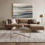 Toile horizontale à rayures horizontales gris ardoise-1195676439