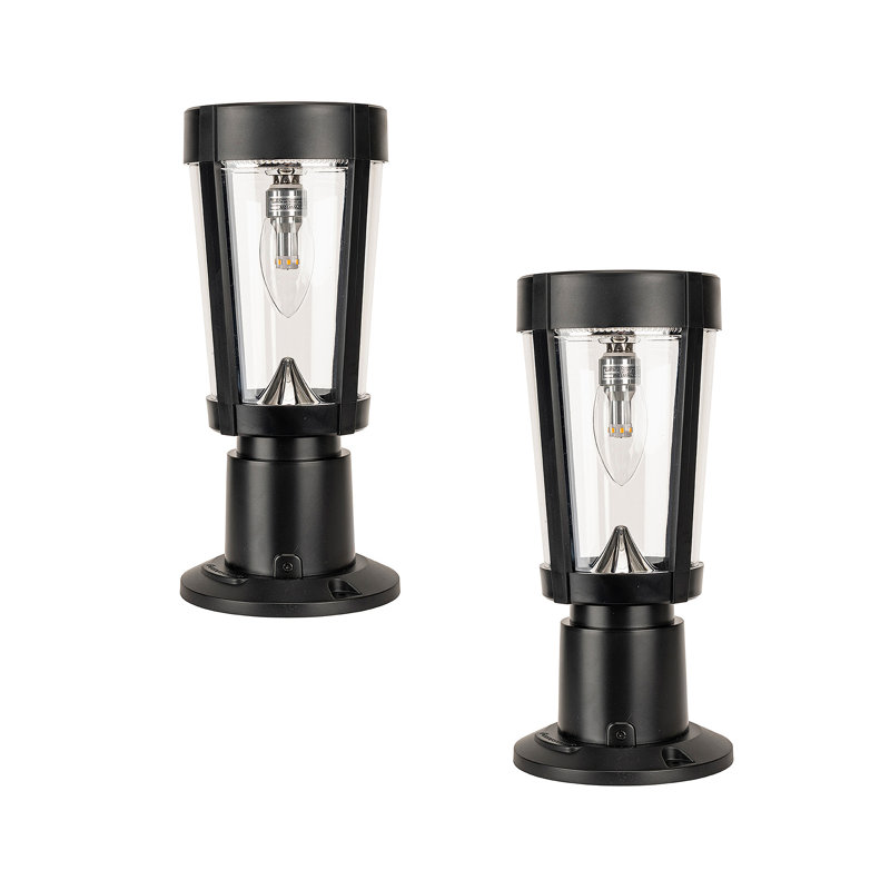 Ampoule solaire Amphora - pilier / support de montage 3 po - paquet de 2