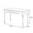 Maroon Rectangular Solid Wood with 2 drawers desk-2027739610