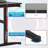 Gaming Desk 47 Inch Computer Desk Modern Computer Desk Gaming Table with Headphone Hook Cupholder