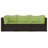 24.8'' Wide Patio Sectional Set with Cushions-1569880820-1569880823