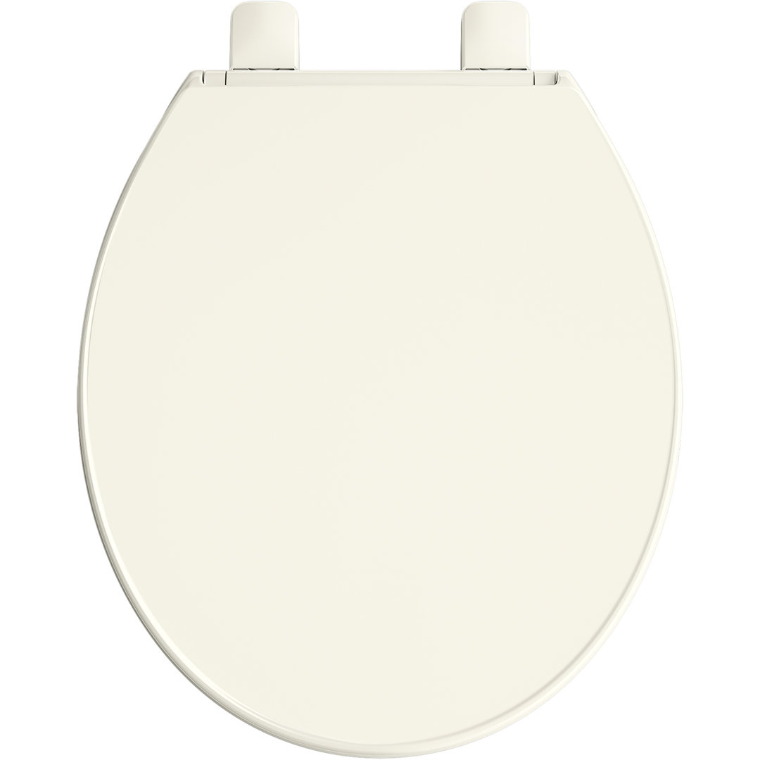 Border Readylatch Quiet-Close Toilet Seat Kohler Shape: Round, Finish: Biscuit