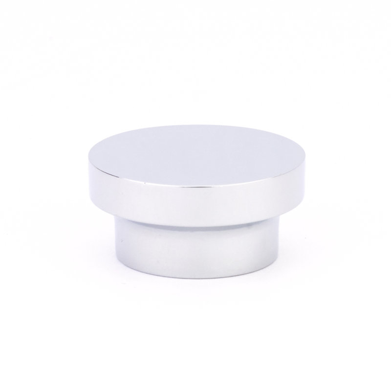 Urban Modern Mushroom Cabinet Knob, Polished Chrome