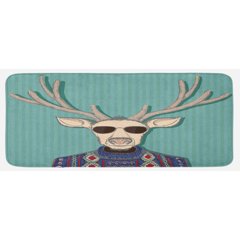 Tapis de cuisine hipster