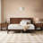 Mid Century Solid Wood Platform Queen Bed Frame With Wood Slat Support, Black Walnut-645595763-645595761