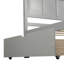 Lit plateforme simple avec 2 tiroirs et roulettes, bois massif et bois massif-1316879157