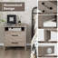 55cm W Manufactured Wood Bedside Table-84895430