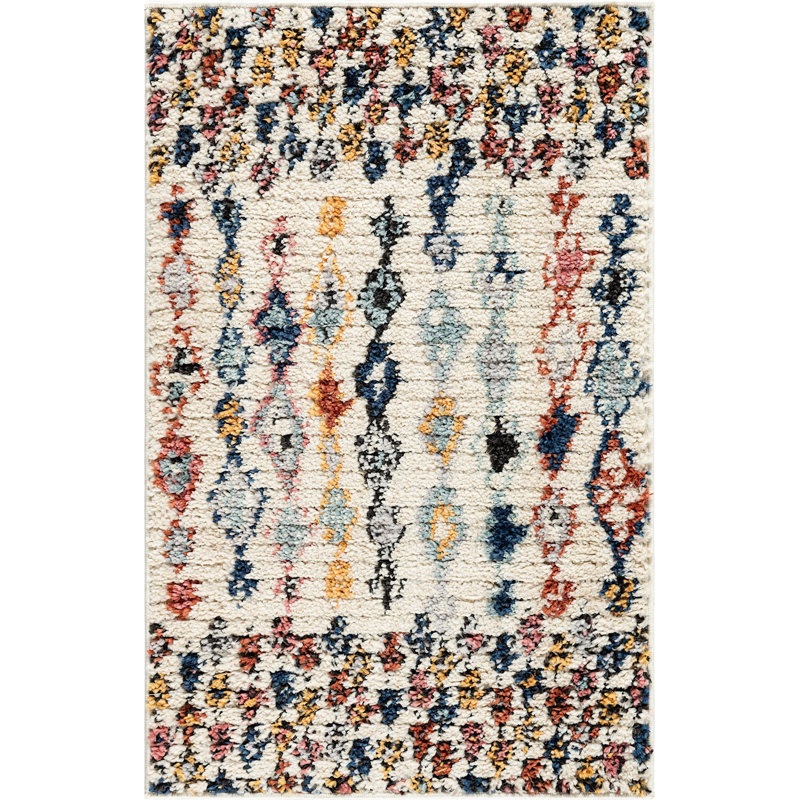 Victorville Abstract Indoor Rug, Rectangle 2'2" x 3'
