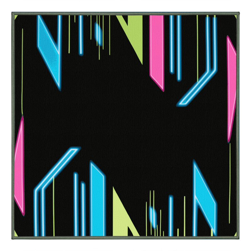 Vibrance Path Rug, Square 7'
