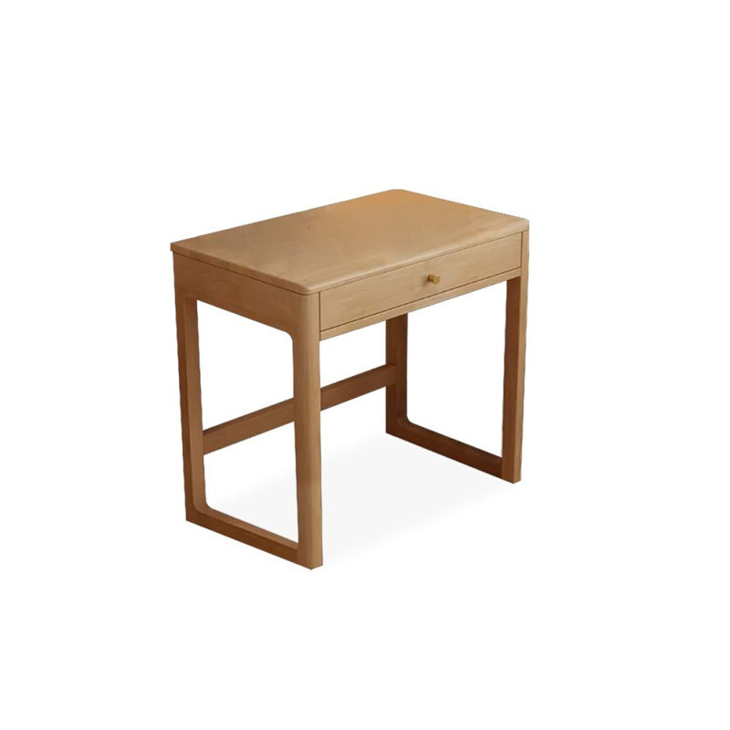 Rectangular Solid Wood desks, Burlywood, 29.53" H x 31.5" W x 19.69" D